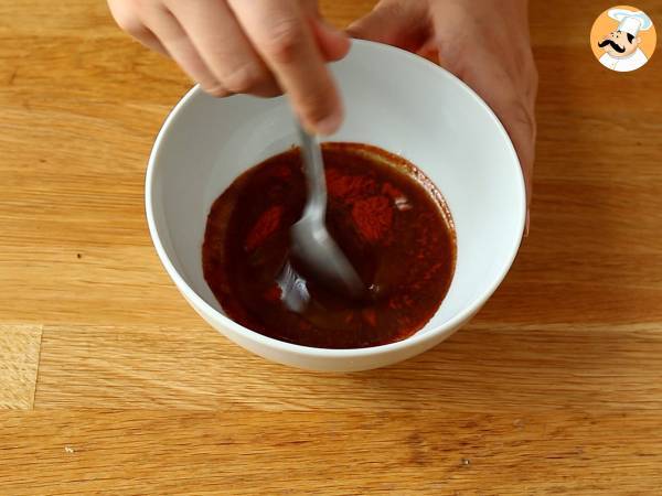 Pico de gallo ja kotitekoisia tortillachipsejä - Valmistelu askel 4