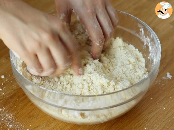 Sitruunankuorilla varustetut scones - Valmistelu askel 2