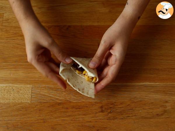 Kasvis taco samosat - Valmistelu askel 4