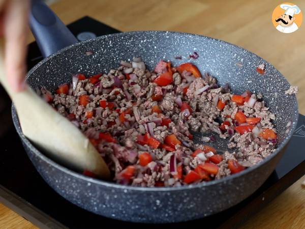 Tacoja jauhelihasamosan kanssa - Valmistelu askel 2