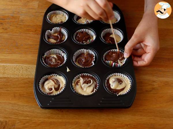 Marmoriset muffinssit - Valmistelu askel 5