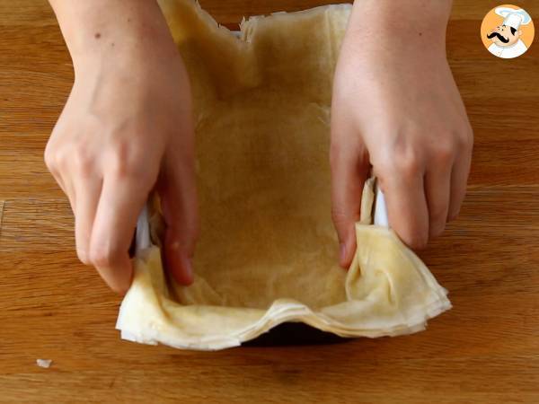 Nopea italialainen filotorttu - Valmistelu askel 2