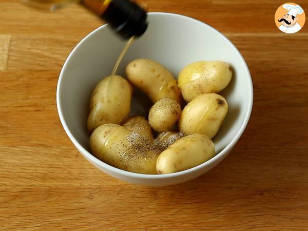 Raclette-astiat (ilman laitetta): nauttia jopa aperitiivina. - Valmistelu askel 1