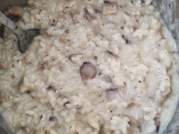 Sienirisotto Thermomixillä - Valmistelu askel 4