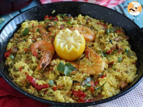 Supernopea paella Cookeolla - Valmistelu askel 8