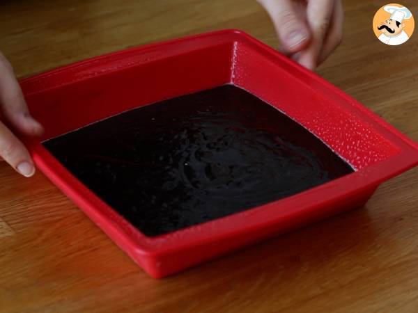 Oreo-kakku kolmella ainesosalla, valmis 6 minuutissa mikroaaltouunissa! - Valmistelu askel 3