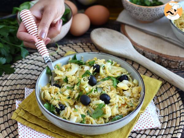Bacalhau à Brás Petitchefin mukaan - Valmistelu askel 7