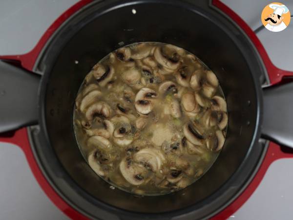 Sienirisotto Cookeossa - Valmistelu askel 5