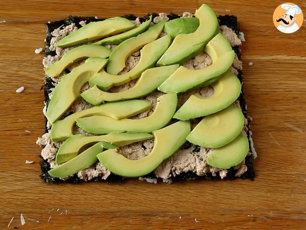 Club Maki, japanilainen makisandwich - Valmistelu askel 6