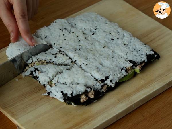 Club Maki, japanilainen makisandwich - Valmistelu askel 8
