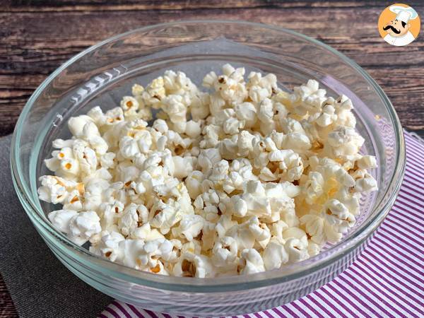 Öljytön mikroaaltouunipopcorn - Valmistelu askel 3