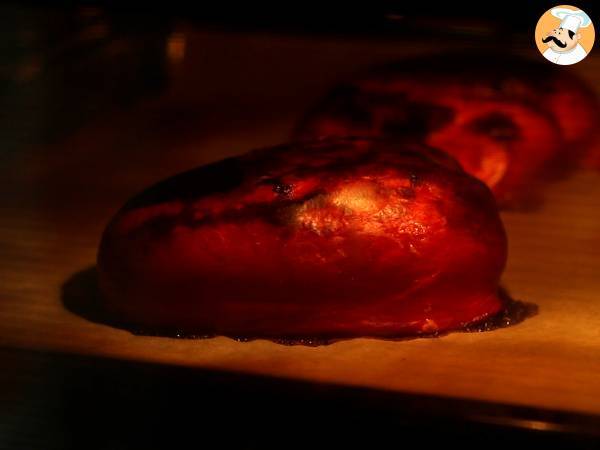 Calabrian tyylistä pestoa kermaisen burrata-juuston kanssa - Valmistelu askel 2