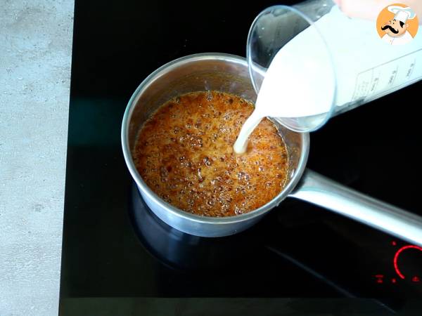 Erittäin herkullinen Snickers-tyylinen juustokakku - Valmistelu askel 4