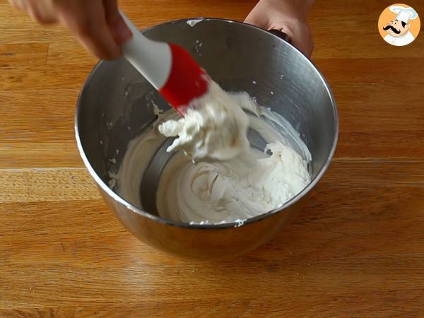 Erittäin herkullinen Snickers-tyylinen juustokakku - Valmistelu askel 6