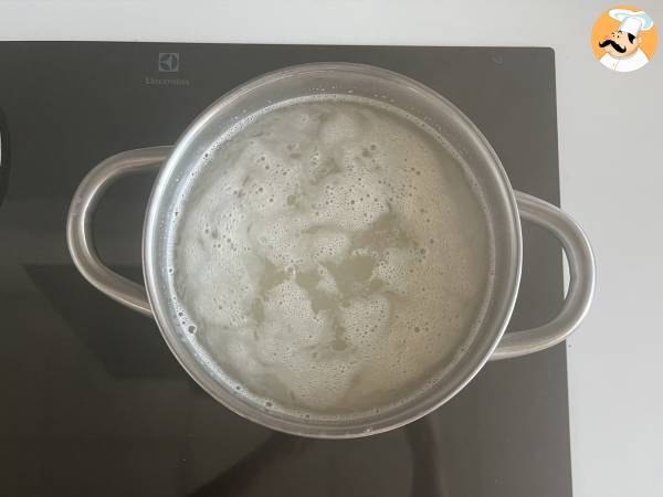 Riisisalaatti katkarapujen, kesäkurpitsojen ja inkiväärin kanssa - Valmistelu askel 3
