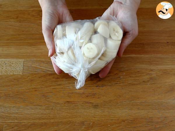 Vegaaninen banaanijäätelö superhelppo tehdä keksitaikinan makuisena! Vegaaninen keksitaikina - Valmistelu askel 1