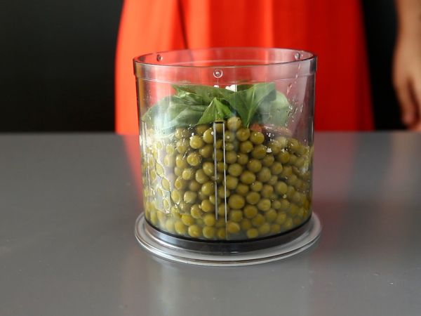 Hernelevite: täydellinen kermaisen burrata-juuston kanssa - Valmistelu askel 1