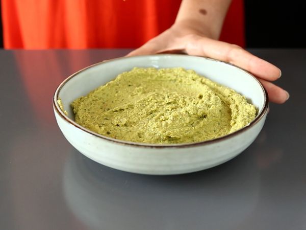 Hernelevite: täydellinen kermaisen burrata-juuston kanssa - Valmistelu askel 3