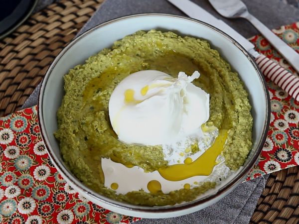 Hernelevite: täydellinen kermaisen burrata-juuston kanssa - Valmistelu askel 4
