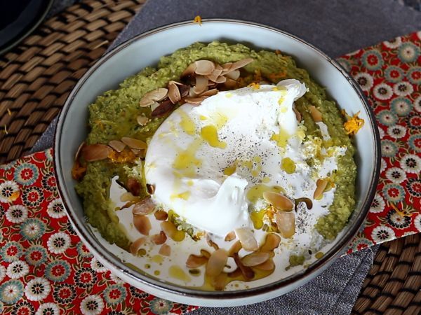 Hernelevite: täydellinen kermaisen burrata-juuston kanssa - Valmistelu askel 5