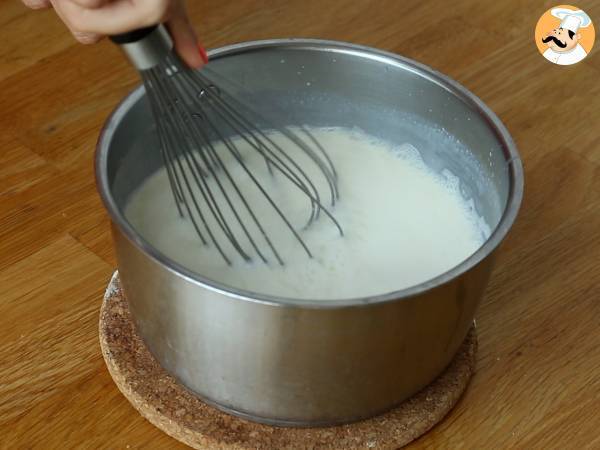 Vaniljapanna cotta viikunakastikkeella - Valmistelu askel 3