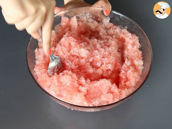 Vesimelonifrosé: superraikas granita-cocktail rosélla! - Valmistelu askel 4