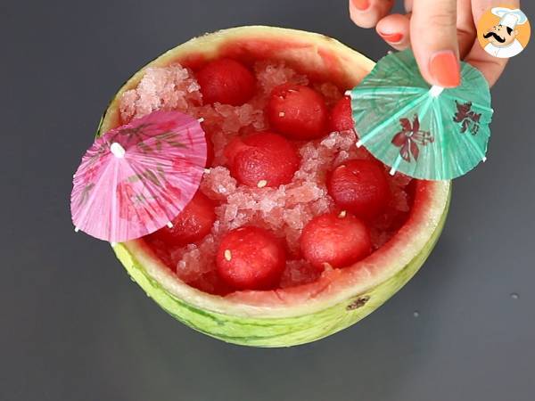 Vesimelonifrosé: superraikas granita-cocktail rosélla! - Valmistelu askel 5