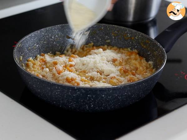 Kurpitsarisotto, herkkä ja täydellinen syksyn ensimmäinen ruokalaji. - Valmistelu askel 5