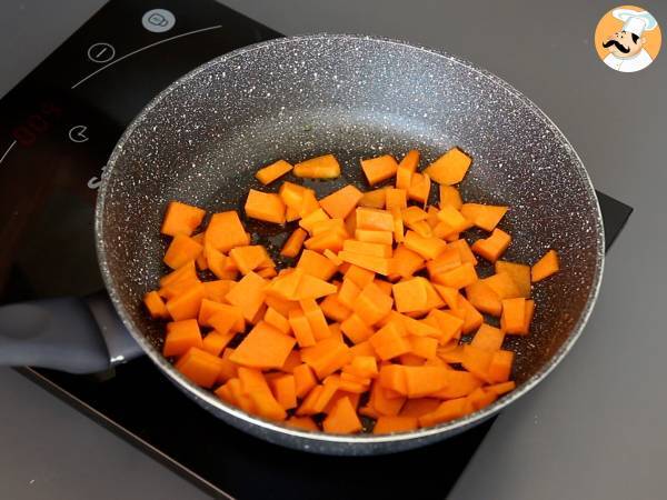 Kurpitsa- ja ricottakastike, täydellinen pastan kanssa tai ravioliin täytettynä! - Valmistelu askel 1