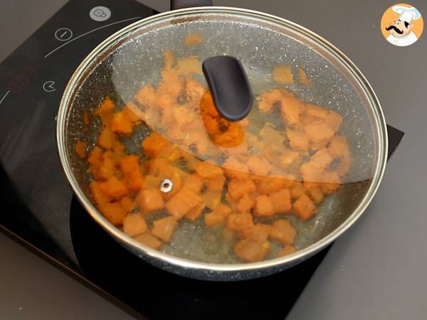 Kurpitsa- ja ricottakastike, täydellinen pastan kanssa tai ravioliin täytettynä! - Valmistelu askel 2
