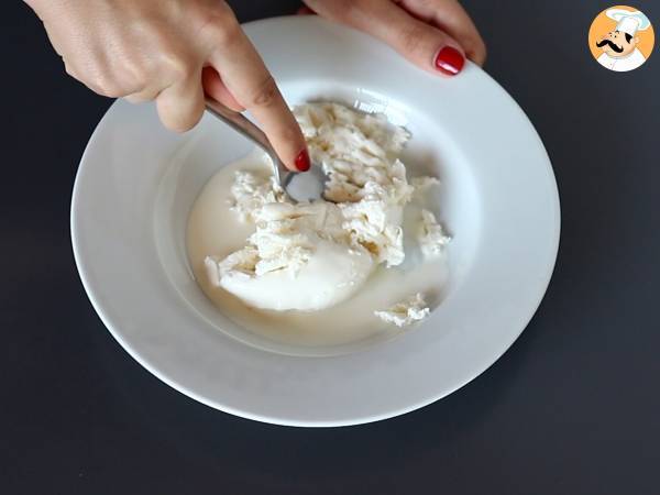 Tee oma burrata kotona! Se on helppoa ja edullista! - Valmistelu askel 3