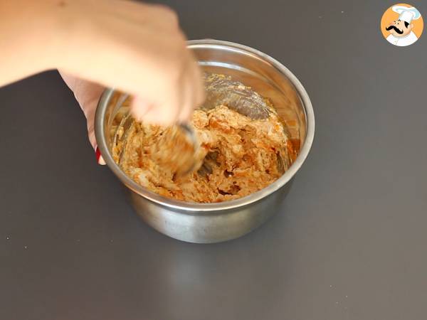 Caramelle, karkkien muotoiset ravioli, joissa on kurpitsan ja ricotta-täytettä. - Valmistelu askel 6