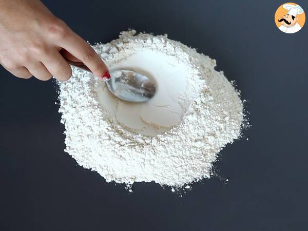 Kotitekoiset farfalle - Valmistelu askel 1