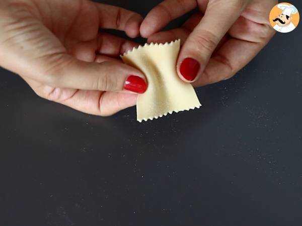 Kotitekoiset farfalle - Valmistelu askel 8