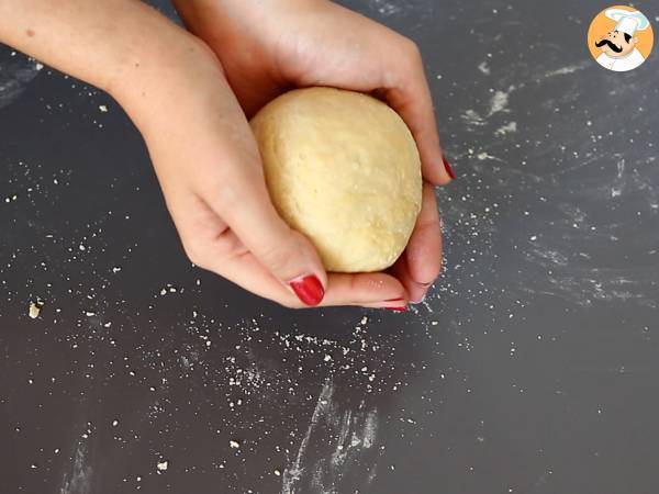 Kotitekoinen tagliatelle, menettely selitetään vaihe vaiheelta - Valmistelu askel 3
