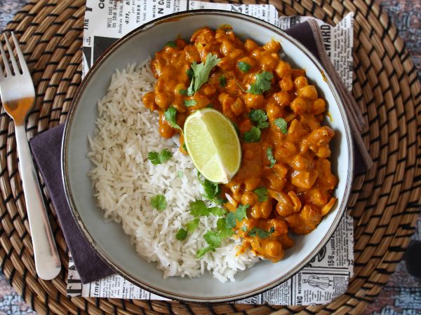 Kikhernecurry, super herkullinen vegaaninen resepti - Valmistelu askel 4