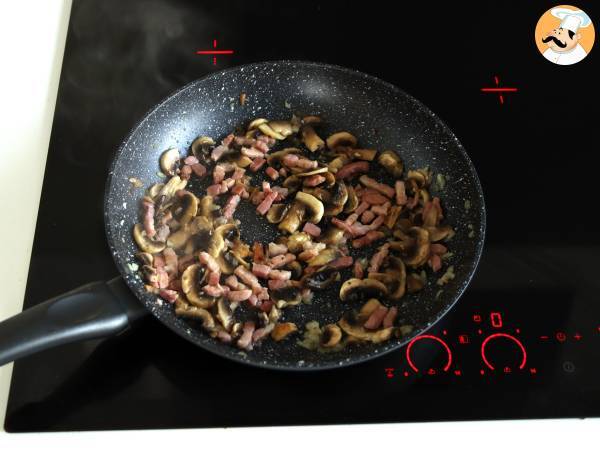 Pasta alla boscaiola, ihanteellinen syksyn ja talven ensimmäinen ruoka - Valmistelu askel 3