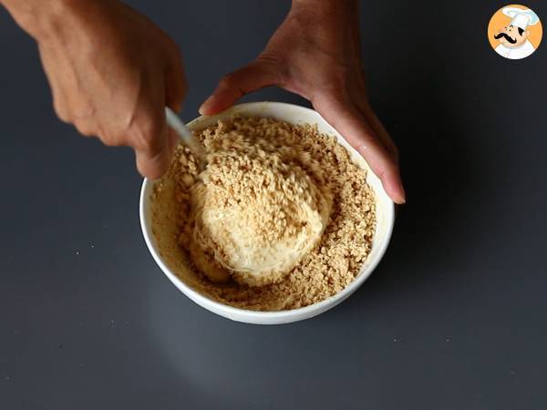 Kotitekoinen Raffaello-suklaa - Valmistelu askel 3