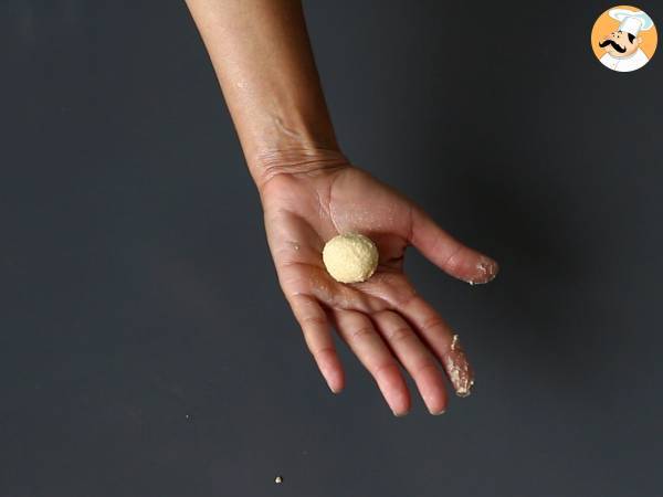 Kotitekoinen Raffaello-suklaa - Valmistelu askel 4