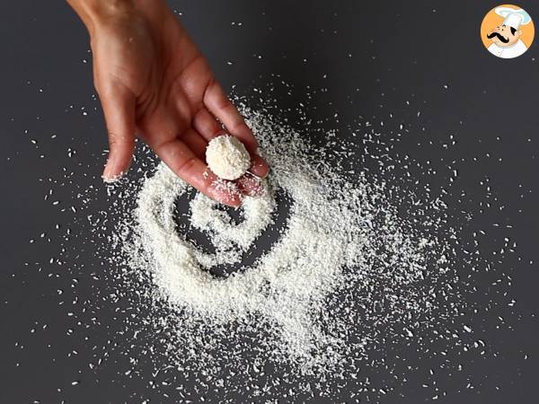 Kotitekoinen Raffaello-suklaa - Valmistelu askel 5