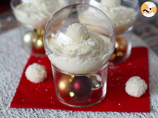 Raffaello-tyyliset kookospähkinäverinit - satumainen jälkiruoka lumipallossa - Valmistelu askel 8
