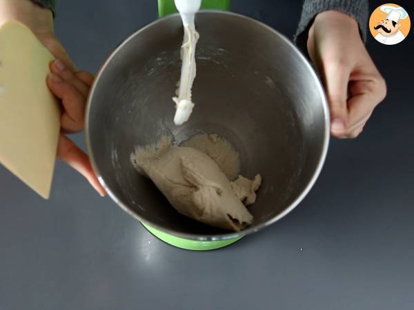 Kiinalaisia pannukakkuja vihreän sipulin kanssa - Kevätsipulipannukakut - Valmistelu askel 1