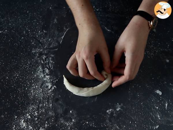 Kiinalaisia pannukakkuja vihreän sipulin kanssa - Kevätsipulipannukakut - Valmistelu askel 3