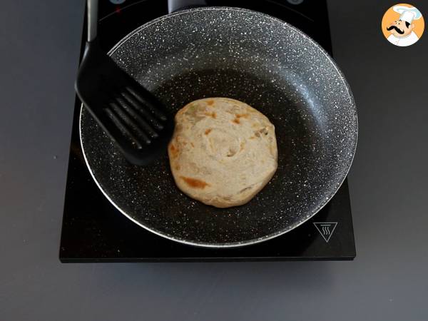 Kiinalaisia pannukakkuja vihreän sipulin kanssa - Kevätsipulipannukakut - Valmistelu askel 5