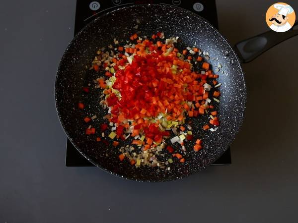 Nasi goreng, indonesialainen riisiruoka - Valmistelu askel 4