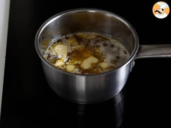 Kulhonmuotoisia paistettuja churroja runsasta täytettä varten. - Valmistelu askel 1