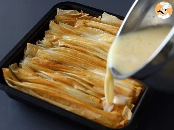 Crinkle cake, super rapea kakku, joka on helppo tehdä - Helppo Laz Borek turkki - Valmistelu askel 5