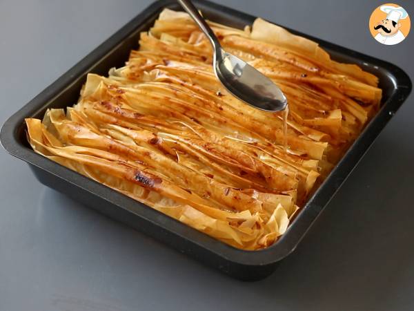 Crinkle cake, super rapea kakku, joka on helppo tehdä - Helppo Laz Borek turkki - Valmistelu askel 7