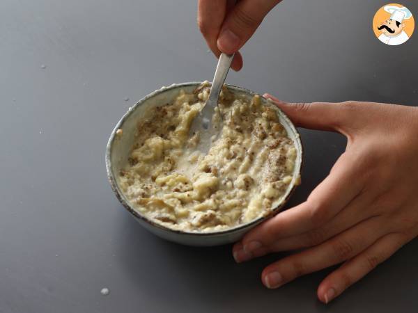 Baba ganoush, herkullinen libanonilainen munakoisolevite. - Valmistelu askel 6