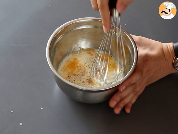 Kasvisruokaa tomaatti-feta-quiche, joka sopii täydellisesti piknikille! - Valmistelu askel 2